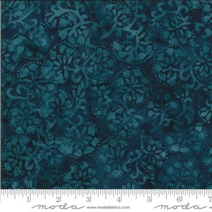 Confection - Blue Raspberry - Black/Blue - Floral - Moda - 27310 83 - Picture 1 of 1