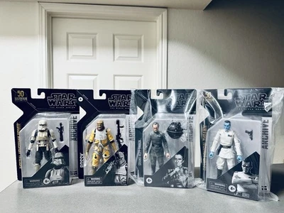 Lot Star Wars Black Series Archive Figures 4 Piece New - Image 1 of 4