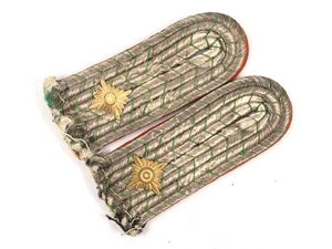 Sachsen, Paar Schulterstücke für einen Oberleutnant, die Zahlen fehlen,  Länge   - Bild 1 von 3