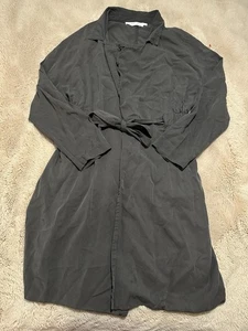 ASTR The Label Trenchcoat Damen Gr. A Wickeljacke zum Binden grau Viskose Tencel - Bild 1 von 8