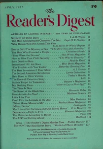 Reader's Digest Australia - April 1951 - Hamilton Basso + Fulton Oursler - Picture 1 of 2