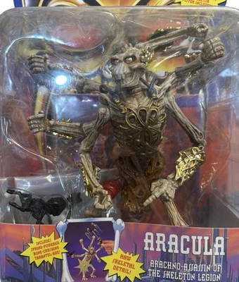 Vintage Aracula Skeleton Warriors Action Figure 1994 Playmates MOC Sealed Toy - Image 1 of 4
