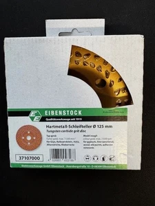 Eibenstock Hartmetall-Schleifteller grob, Ø 125 mm - Bild 1 von 1