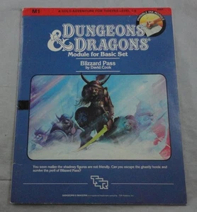 Dungeons and Dragons Solo Adventure Modul M1: Blizzard Pass TSR9067 - Bild 1 von 3