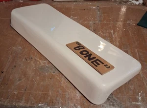NO FLAWS! BONE COLOR! 20.25 x 7.5 Eljer 151-1500 3244 EMBLEM toilet tank lid top - Picture 1 of 1