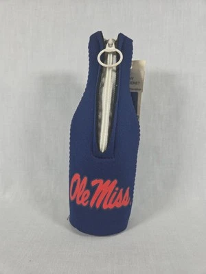 Portabotellas de neopreno azul Mississippi Ole Miss Rebels  Foto 1 de 3