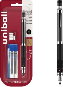 Uniball Kuru Toga Elite Druckbleistift Starterset, 0,5 mm, HB #2, Gun Metal B - Bild 1 von 12
