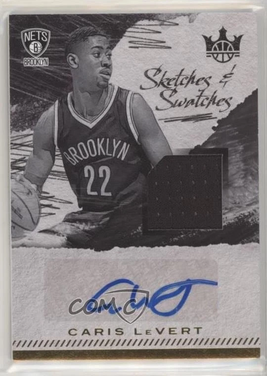 2017 Panini Court Kings Sketches & Swatches /399 Caris LeVert #SS-CL Auto Sketch - Image 1 of 2