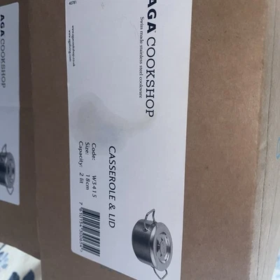 Aga Cookshop Casserole Saucepan And  Lid 18 Cms 1.8 - Image 1 of 2