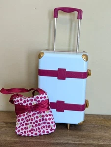 American Girl Puppe Reisen im Stil Rollen Gepäck Koffer & Tragetasche Set - Bild 1 von 10