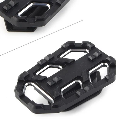 Reposapiés extensor de clavija ancha negro para BMW R1200GS G310GS 2013-2017 Foto 1 de 4