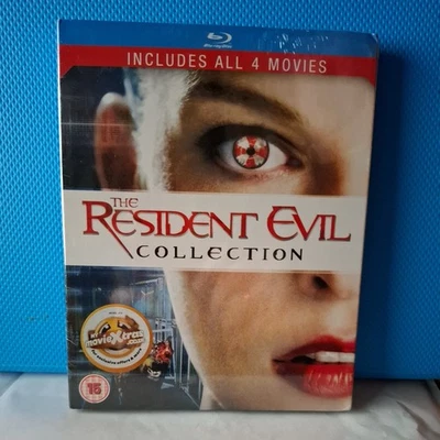The Resident Evil Collection First 4 Movies Blu-Ray 15 New & Sealed region ABC - Image 1 of 3