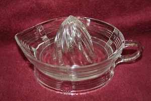 Large Depression Glass Criss-Cross crystal Reamer - Picture 1 of 6