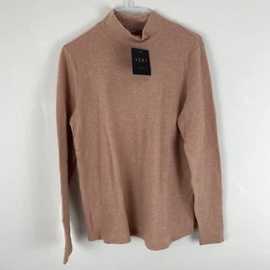 V by Very Long Sleeve High Neck Comfy Cosy Snit Co Ord Top Camel UK8 (QTXWP) 34”