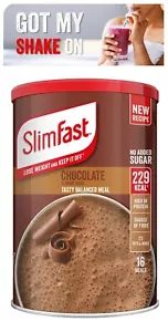 SlimFast Meal Replacement Powder Shake Body Weight Loss Diet Chocolate Milkshake - Picture 1 of 7