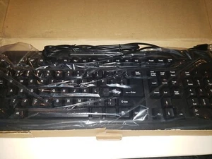 iMicro Basic 107-Key Wired USB Keyboard Black - Picture 1 of 1