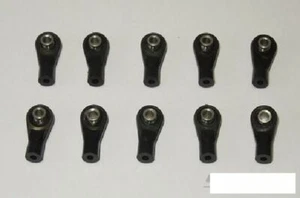 M3 Gebogene Kunststoff Gelenkköpfe 10 Injection Schwarz Gelenkkopf Axial Breite Kugeln SSD00023 - Bild 1 von 3