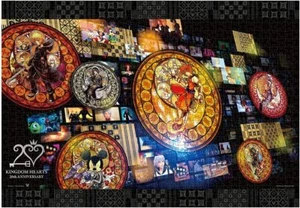 1000 pieces Kingdom Hearts 20th Anniv. Stained Glass jigsaw puzzle D-1000-098 - Picture 1 of 4