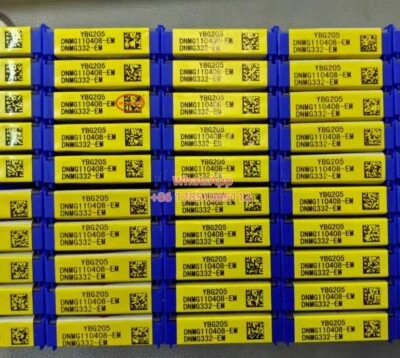 ZCC.CT DNMG110408-EM YBG205 Carbide Inserts 10pcs DNMG332 Turning Insert - Image 1 of 2
