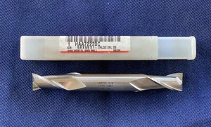 5/8” Double Ended Two Flute HSS End Mill 1-1/8 LOC HERTEL New - Picture 1 of 1