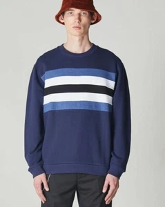 Bellfield LEVIE SUDADERA MANGA LARGA CORTE Y COSTURA PARA HOMBRE AZUL MARINO Talla M - Imagen 1 de 7