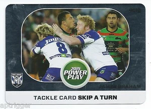 2015 NRL Power Play SILVER (PC10) James GRAHAM Bulldogs - Picture 1 of 1