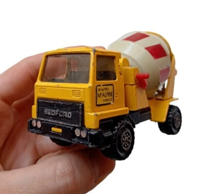 *HH* Vintage Modellino Betoniera Camion Matchbox Super Kings Bedford Lesney Toy - Immagine 1 di 4
