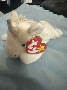 Ty Beanie Baby Mystic the Unicorn Rare, with tag errors! 1993/1994 Oakbrook * - Picture 1 of 10