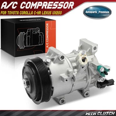 Компрессор переменного тока с 6 канавками для Toyota Corolla 19-24 Lexus UX200 19-22 L4 2,0 л - Изображение 1 из 4