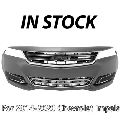 Front Bumper Cover & Grille Assembly Kit For 2014-2019 2020 Chevrolet Impala Foto 1 de 4