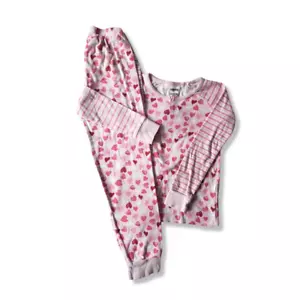 Gymboree 7 Gymmies Girls Hearts Pajama Set - Picture 1 of 3