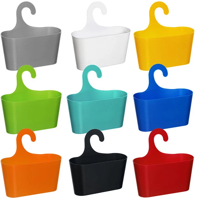 Badkorb mit Haken Badregal Duschregal Duschkorb Utensilo Bad Aufbewahrungskorb - Bild 1 von 4