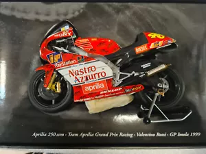 APRILIA 250 CCM TEAM APRILIA GRAND PRIX RACING V.ROSSI GP IMOLA 1999 MINICHAMPS - Foto 1 di 2