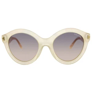 Authentic TOM FORD Chiara TF359 21B Ivory Mother of Pearl Sunglasses 55mm (4-0) - Picture 1 of 8