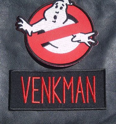 PARCHE DE 2 PIEZAS GANCHO DE PELÍCULA FANTASMA VENKMAN CAZAFANTASMAS  Foto 1 de 2