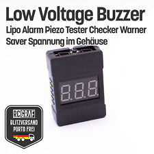 Low Voltage Buzzer Lipo Alarm Piezo Tester Checker Warner Saver Spannung Gehäuse