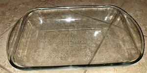 Plato para hornear rectangular Anchor Hocking vidrio 3 cuartos 9 x 13 en EE. UU. Hecho en EE. UU. - Imagen 1 de 3