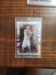 2017-18 Panini Donruss Optic #37 Nikola Jokic White Sparkle Prizm Nuggets Champs
