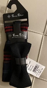 NEU Burma Bibas schwarze Fliege & Einstecktuch verschiedene Farben - Bild 1 von 2