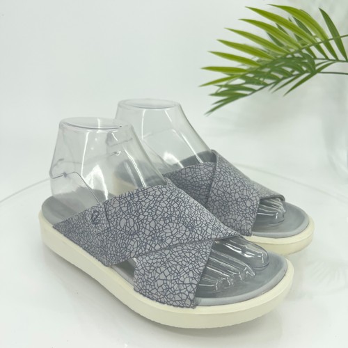 ECCO sandalo donna taglia 5 Flowt LX slide flat donna grigio cemento comodo