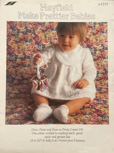 Hayfield Baby Toddler Dress, Pants & Shoes DK KNITTING PATTERN 2229 - 18-20” - Picture 1 of 2