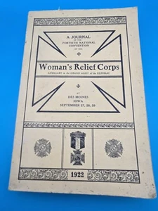 Journal of the 44th Convention of the National Women's Relief Corps 1922 A129 - Picture 1 of 4