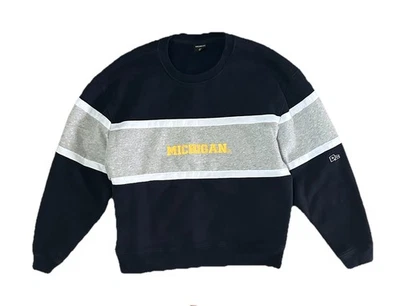 University Of Michigan Women’s Hype And Vice Crewneck Pullover Sweatshirt Size L - Image 1 of 4