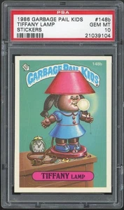 1986 Topps Garbage Pail Kids 4th Series #148b Tiffany Lamp PSA 10 GEM MINT Os4 - Picture 1 of 2