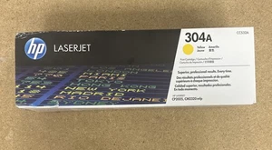 New Genuine HP CC532A 304A Yellow Toner CP2025 CM2320 mfp - Picture 1 of 2