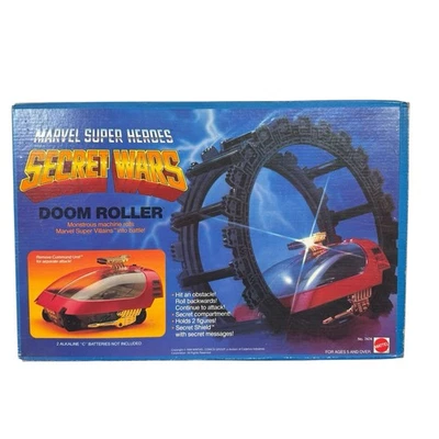 MIB NRFB Mattel Marvel Secret Wars Doom Roller 1984 NEW FACTORY SEALED — 第 1/4 张图片