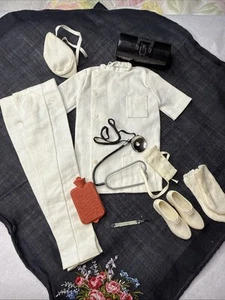 Vintage Barbie Mattel #793 Doctor Ken MD Medical Kit and Outfit Japan - Picture 1 of 23