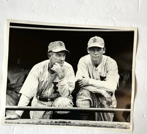Vintage Boston Braves Baseball Photo Possible Roy Johnson Casey Stengel 8X10 - Picture 1 of 6