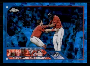 Cleveland Guardians 2023 Topps Chrome Sapphire Edition #271 Cleveland Guardians - Picture 1 of 2