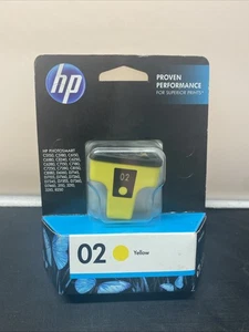 HP 02 C8773WN Żółty atrament Wkład z nadrukiem Zapieczętowany - Zdjęcie 1 z 3